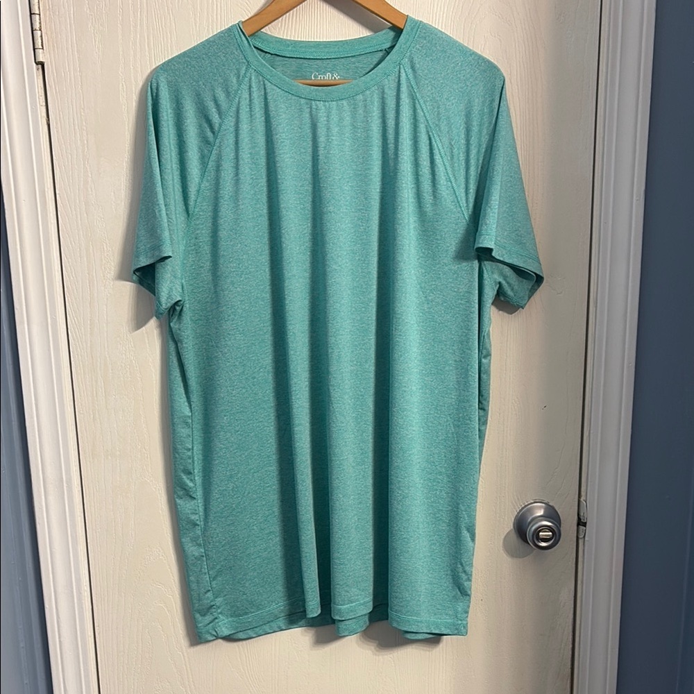 Croft & Barrow Men's Teal Short Sleeve Tee